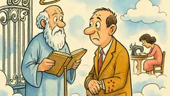 Barzelletta: Un marito muore e va in Paradiso