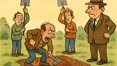 Barzelletta: Tre matti devono scavare una buca