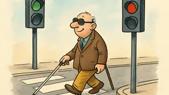 Barzelletta: Un ottimista vede verde ovunque