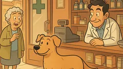 Barzelletta: Cosa ci fa un cane in farmacia?