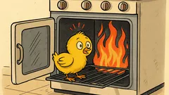 Barzelletta: Cosa dice un pulcino in un forno?