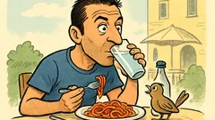 Barzelletta: Del Piero pranza, arriva un uccellino