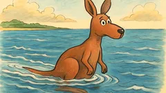 Barzelletta: In quale mare sta il canguro?