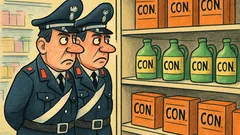 Barzelletta: i carabinieri fermi al supermercato