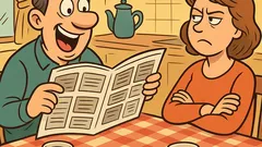 Barzelletta: Marito e moglie a colazione…