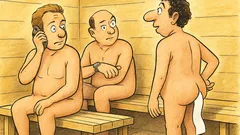Barzelletta: Tre uomini entrano in sauna