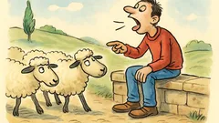 Barzelletta: Un tizio fa beee alle pecore