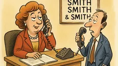 Barzelletta: Pronto, parlo con Smith, Smith & Smith?