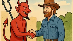 Barzelletta: Il diavolo vende l’anima a Chuck Norris
