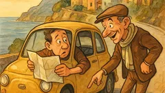 Barzelletta: Un automobilista chiede Ventimiglia a un passante