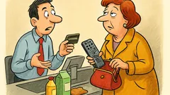 Barzelletta: Contanti, assegno o carta di credito?