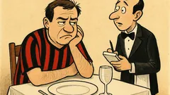 Barzelletta: Un milanista si siede al ristorante