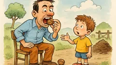 Barzelletta: Un bambino chiede al padre