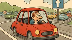 Barzelletta: Pierino in autostrada sente la radio