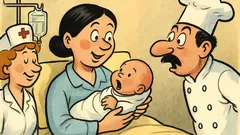 Barzelletta: La moglie del pasticciere partorisce