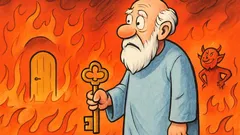 Barzelletta: Un vecchietto muore e va in Paradiso...