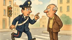 Barzelletta: Un carabiniere attraversa la strada...