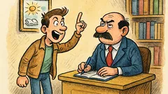 Barzelletta: Un giovanotto vuole diventare grande scrittore