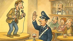 Barzelletta: Un comico annuncia una sui carabinieri…