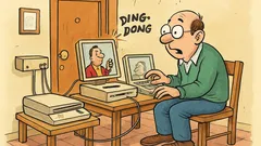 Barzelletta: Ho collegato il campanello al PC...