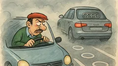 Barzelletta: In autostrada nella nebbia vedi cerchi...