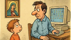 Barzelletta: Papà, papà, cosa sono le icone?