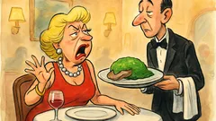 Barzelletta: Riccona in un ristorante di lusso…