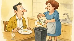 Barzelletta: Mia moglie fa magie con gli avanzi