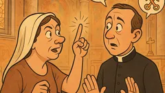 Barzelletta: una signora entra in chiesa...