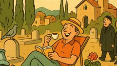 Barzelletta: Se mi cercate, sono al cimitero...