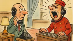 Barzelletta: Un signore chiama il centralino in hotel