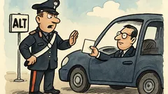 Barzelletta: Posto di blocco dei carabinieri