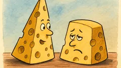 Barzelletta: Un pezzo di formaggio dice all’altro