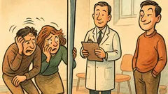 Barzelletta: In manicomio, nasconditi dietro un ago