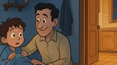 Barzelletta: Papà, sento passi in cucina!