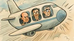 Barzelletta: C’è un aereo con tre politici