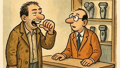 Barzelletta: Mima i denti, vuole rasoi elettrici