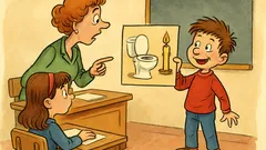 Barzelletta: Pierino deve portare una cartolina