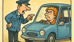 Barzelletta: Il vigile ferma un’automobile…