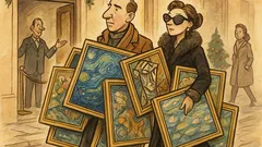 Barzelletta: Un miliardario entra in galleria d’arte