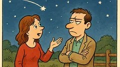 Barzelletta: Lei: desiderio quando cade una stella?