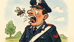 Barzelletta: Carabiniere ingoia un insetto, che succede?