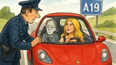 Barzelletta: autovelox becca Ferrari a 19 km/h