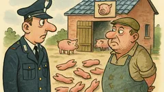 Barzelletta: Incriminato un allevatore di suini...