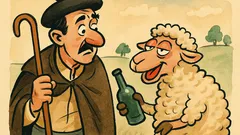Barzelletta: Che dice una pecora ubriaca?