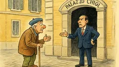 Barzelletta: Un vecchietto a Palazzo Chigi