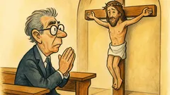 Barzelletta: Moratti è in chiesa e sente…