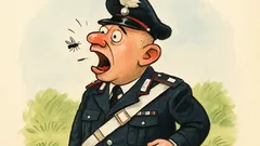 Barzelletta: un carabiniere ingoia un insetto...