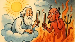 Barzelletta: un fisico calcola il Paradiso