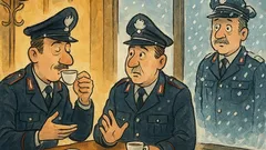 Barzelletta: Due carabinieri al bar, nevica...